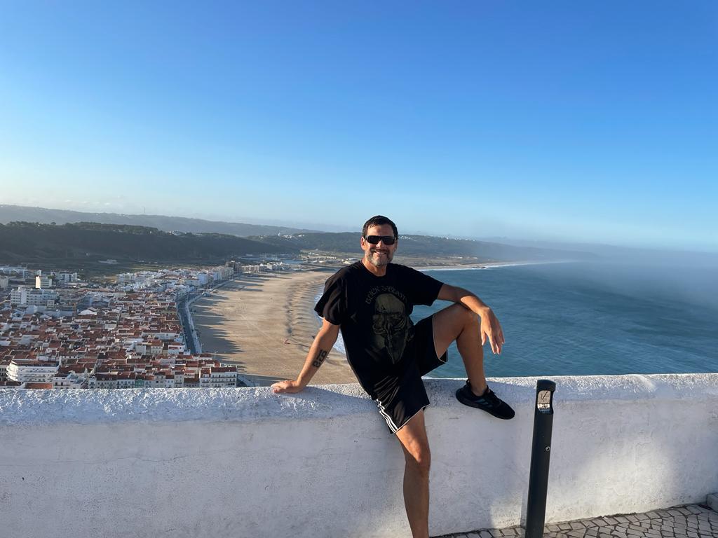 Mauricio overlooking the coast