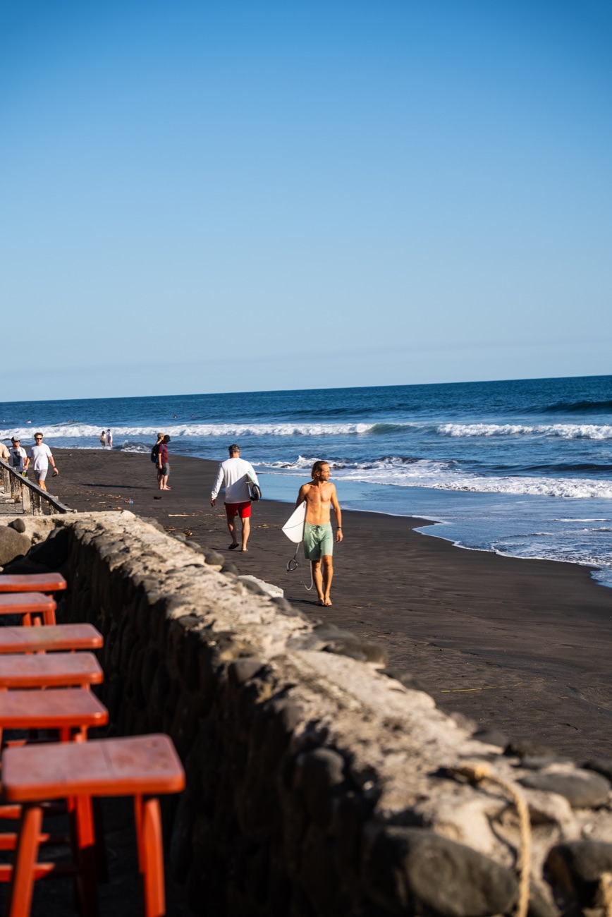 The beach at El Zonte