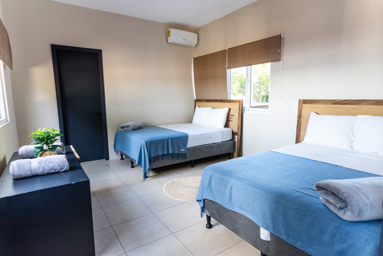 Two full beds in bedroom two