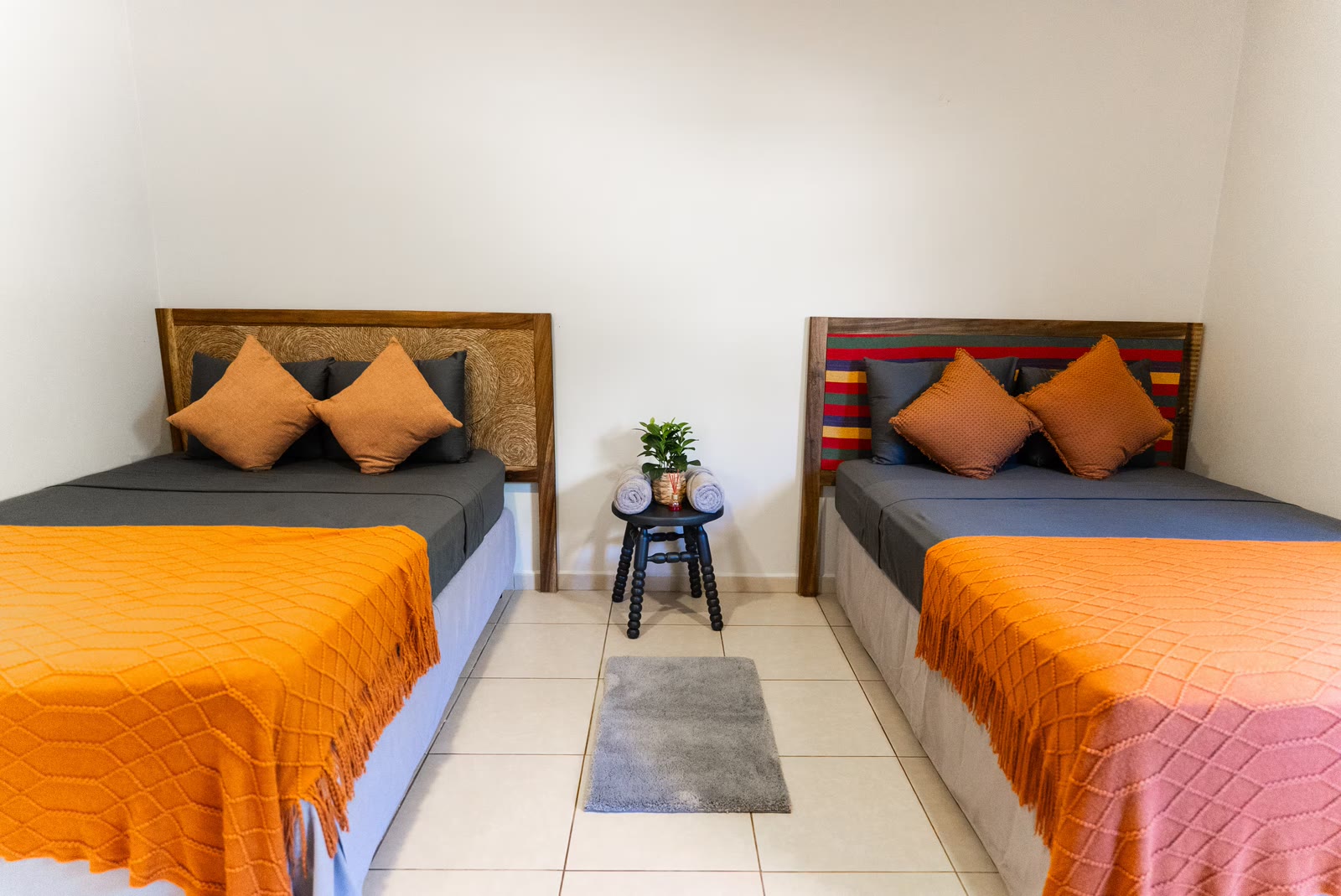 Another view of the two beds in bedroom four
